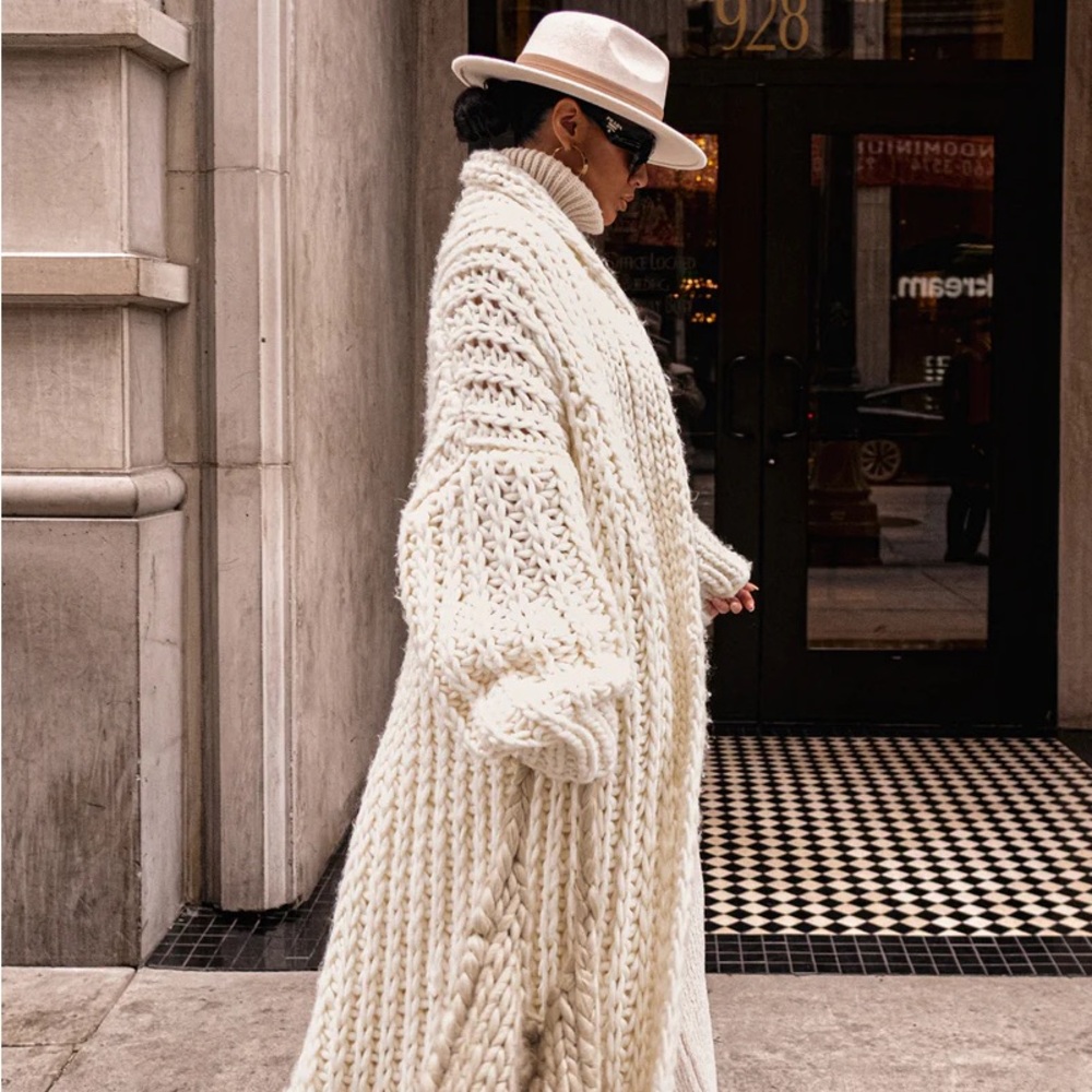 Ivory Hold Me Close Shawl Collar
Cardigan - JLUXLABEL